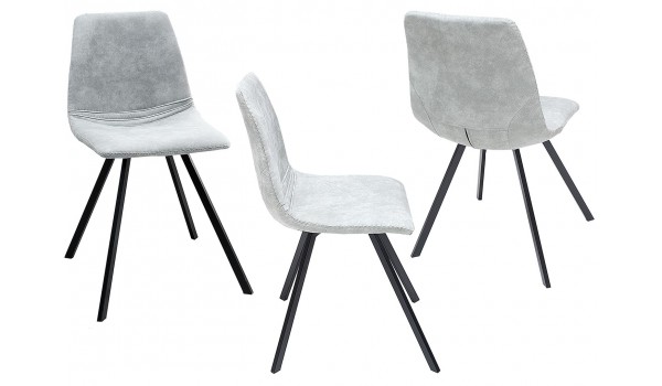 Chaises design pas cher / Pieds métal noir