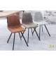 Chaises design pas cher / Pieds métal noir