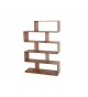 Bibliothèque étagère design en bois massif verni