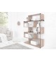 Bibliothèque étagère design en bois massif verni