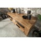 Meuble TV en bois massif / 130 cm