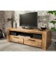 Meuble TV en bois massif / 130 cm