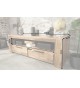 Meuble TV en bois massif / 130 cm