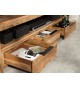 Meuble TV en bois massif / 170 cm