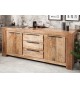 Buffet en bois massif / 2 Portes - 3 Tiroirs