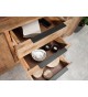 Buffet en bois massif / 2 Portes - 3 Tiroirs