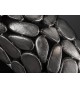 Miroir rond mural : Cadre métal et aluminium argenté