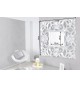Miroir baroque carré argent antique