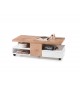 Table basse design rectangulaire - Multiples rangements