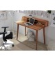 Bureau secrétaire bois massif huilé