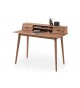 Bureau secrétaire bois massif huilé