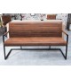 Banquette de Table Cuir Simili vieilli Marron