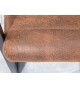 Banquette de Table Cuir Simili vieilli Marron