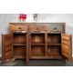 Buffet industriel 3 Portes, 3 tiroirs en bois recyclé