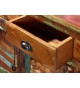 Buffet industriel 3 Portes, 3 tiroirs en bois recyclé