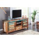 Meuble TV industriel en bois recyclé
