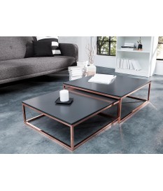 Tables basses carrées emboîtables