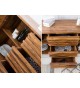 Buffet bois 160 cm - Sesham massif verni
