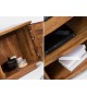 Meuble TV bois 150 cm - Sesham massif verni