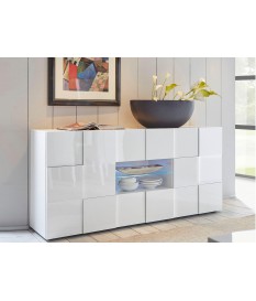 Buffet blanc laqué design
