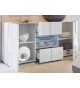Buffet blanc laqué design