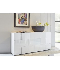 Buffet blanc laqué design