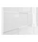 Buffet blanc laqué design - 2 Portes, 4 tiroirs, 2 niches