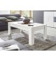 Salon complet blanc laqué - Meuble TV, table basse, commode haute