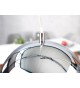 Lampe à suspension 3 boules chromés