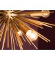 Luminaire design doré Ø 50 cm