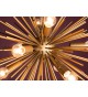 Luminaire design doré Ø 50 cm