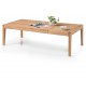 Table basse extensible en bois massif