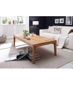Table basse extensible en bois massif