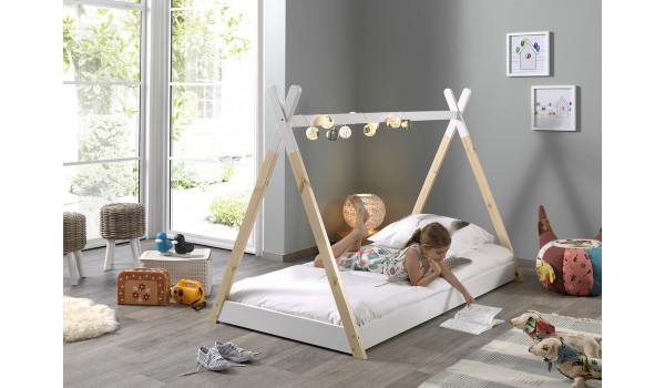 Lit tipi 1 place - Couchage 90x200 cm
