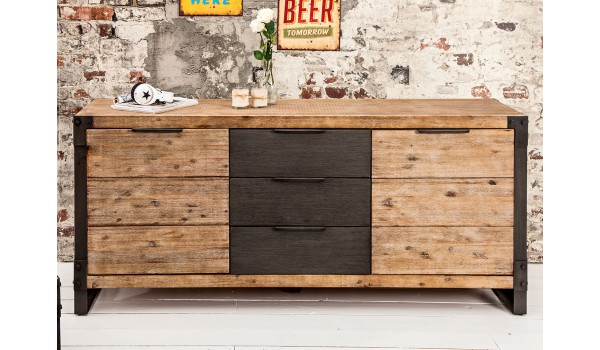 Buffet / Bois et métal / Type industriel