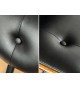 Chaise de bar avec dossier & pied chromé