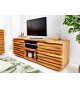 Meuble TV en bois d'acacia massif original