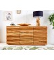 Buffet original en bois massif - 2 portes, 3 tiroirs