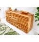 Buffet original en bois massif - 2 portes, 3 tiroirs