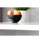 Bureau simple blanc laqué brillant pas cher