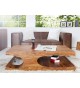 Table basse design en bois de Sesham 120 cm