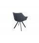 Chaise de salle à manger design grise
