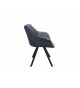 Chaise de salle à manger design grise