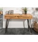 Console fixe pour entrée et séjour en bois massif