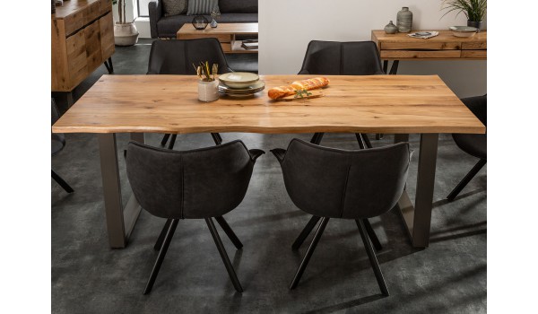 Buffet en bois et métal industriel 160 cm