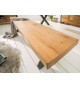 Banc en bois et métal look industriel 180 cm