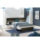 Lit 140/160/180 + chevet suspendus
