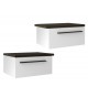 Lit 140/160/180 + chevet suspendus
