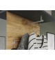 Ensemble d'entrée compact bois et gris