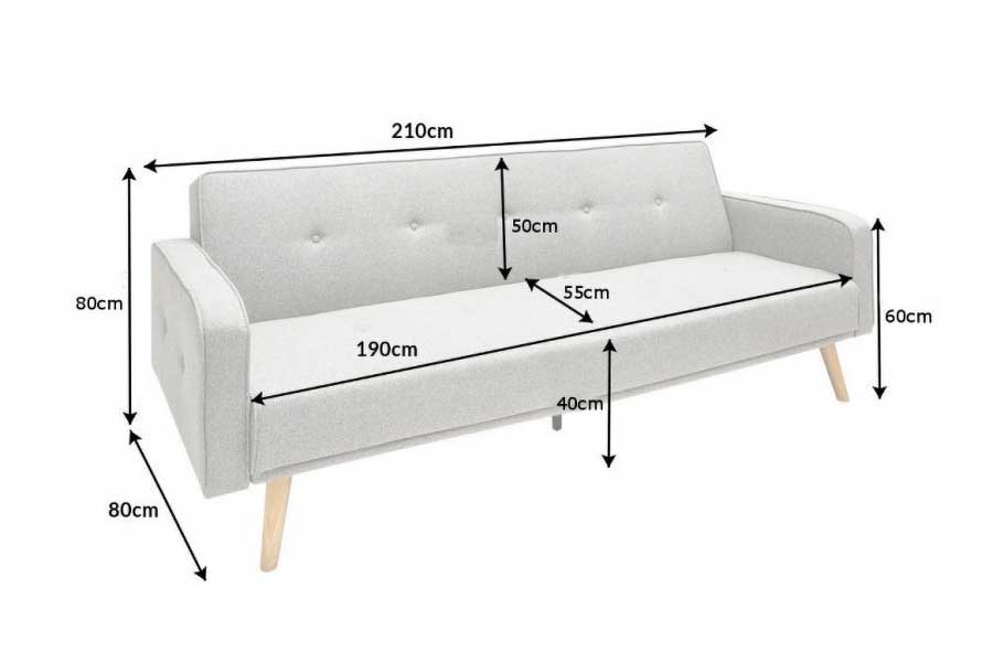 canapé lit convertible scandinave pas cher